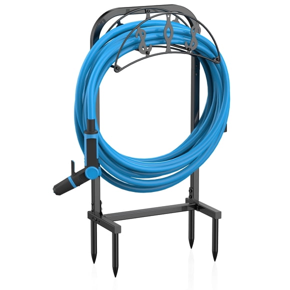 Soporte para manguera de jardín Kesito resistente para 150 pies