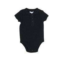 Pumucki - Body Acanalado Negro Talla 12-18 Meses