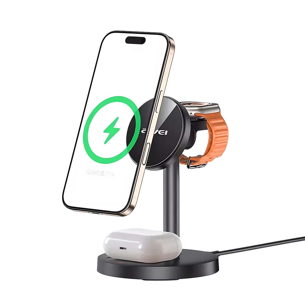 Eon - Estación Carga Inalámbrica 3 En 1 Para Iphone Airpods