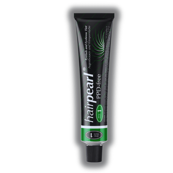 Tinte para pestañas y cejas Hairpearl sin PPD Raven Black
