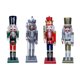 thumbnail image 5 of 4 Piezas De Figuras De Cascanueces De 12 Pulgadas, Figuras Decorativas De Navidad, Decoración Hecha A Mano, Estilo P, 5 of 5