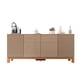 thumbnail image 3 of Buffet Mondrian Rectangular Gris, 3 of 5