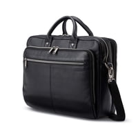 Maletín Samsonite Classic Leather Toploader Negro