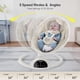 thumbnail image 2 of Baby Swing BabyBond Bluetooth con control remoto de música de 5 velocidades, color beige, 2 of 3