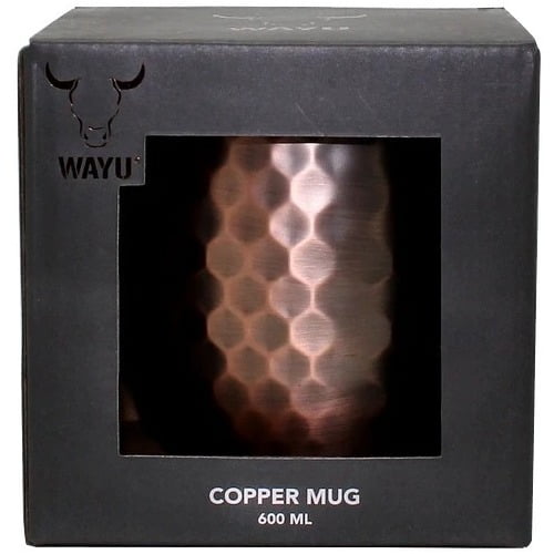 Genérico - Mug Vaso Cobre Wayu Copper 600 Ml Tragos Coctel Cocina Bbq