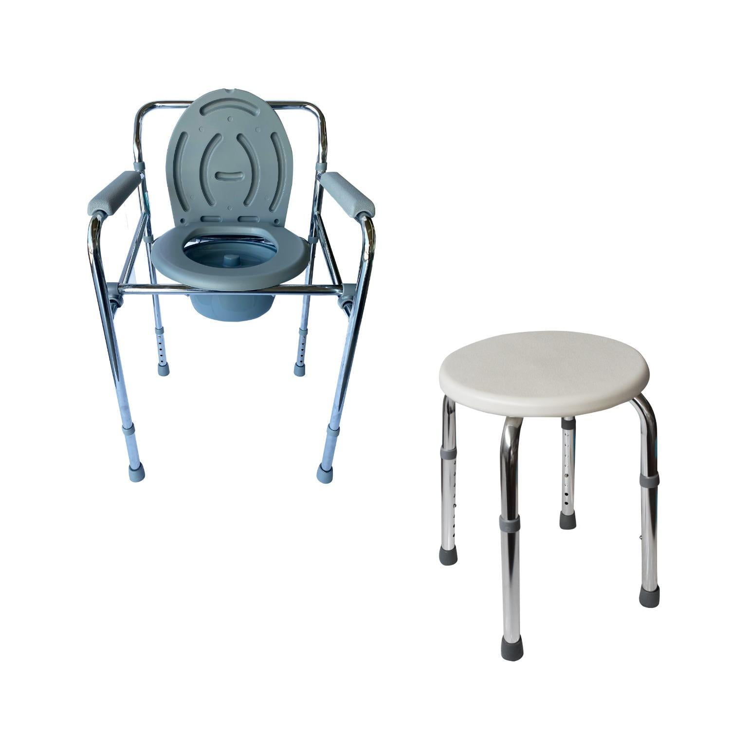 Glomed - Pack Baño Portátil + Silla De Ducha