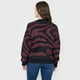 thumbnail image 2 of Cardigán Mujer Lurex Print Burdeo Corona, 2 of 5