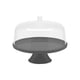 thumbnail image 1 of Porta torta con pedestal Gris 30 cm, 1 of 2
