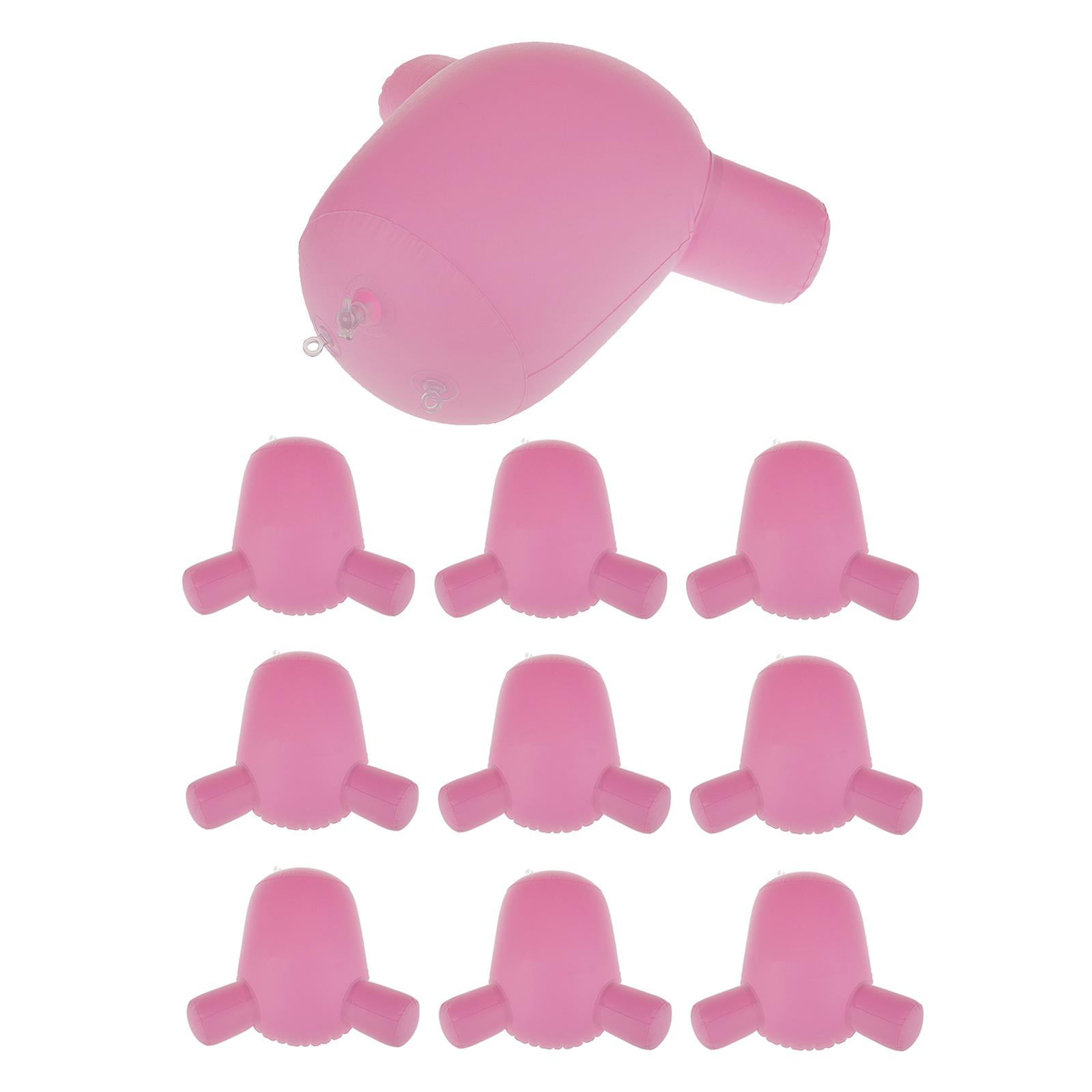 Magideal - 10 Modelos De Glúteos Inflables, Expositores De Pañales De Pvc Resistentes Al Desgaste, Prácticos Modelos De Exhibición De Pañales Inflables Para Rosa