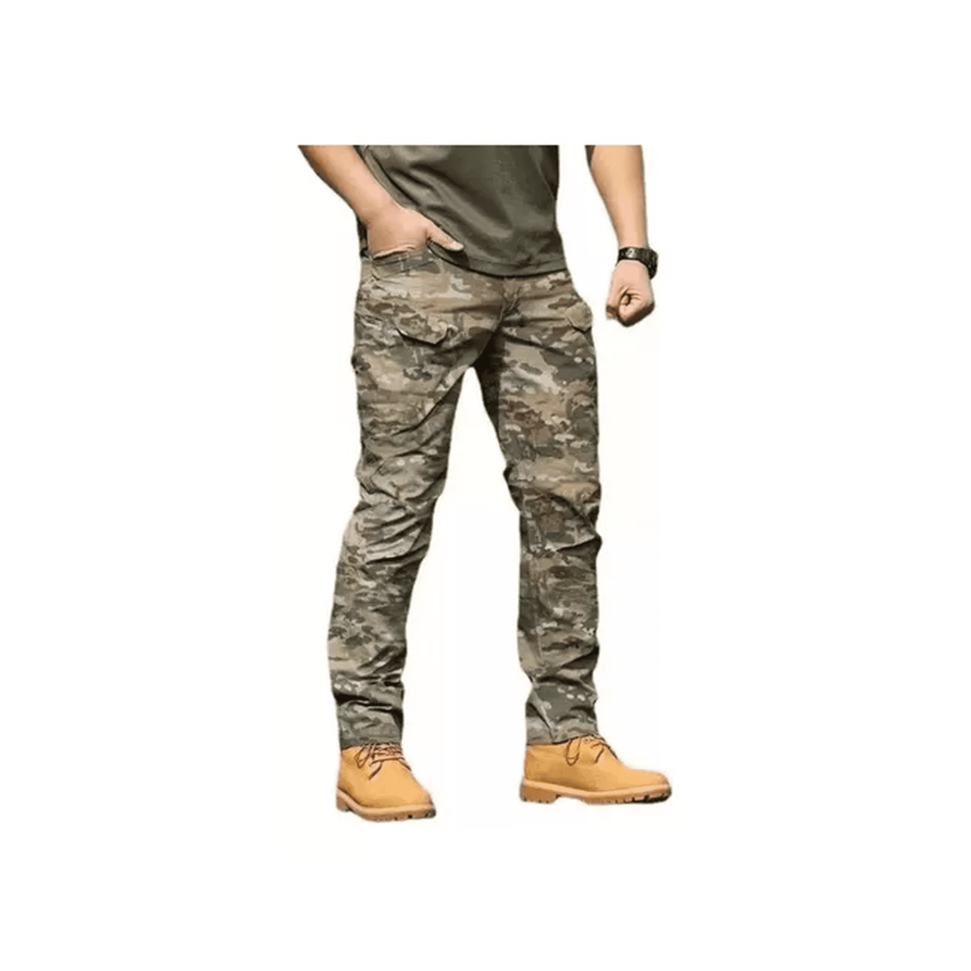 Genérico - Pantalón De Camuflaje Táctico Policial Militar, Color Multicam, Talla Xl