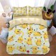 thumbnail image 1 of Kids Boys Bedding Set Pokemon Duvet Cover Children Cartoon Pikachu Quilt Covers Pillowcases Bedroom Decoration Gifts Bed Sheets, 1 of 5
