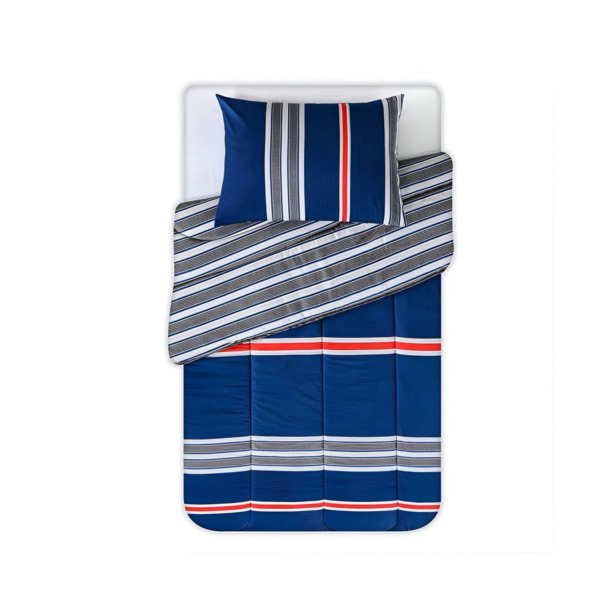 Plumón Estampado 1.5 Plazas American Family