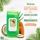 thumbnail image 2 of TropiClean Luxury Papaya Wipes 100Un, 2 of 8