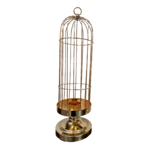 Genérico - Portavelas Decorativo Jaula Soporte Adorno Moderno Jhn