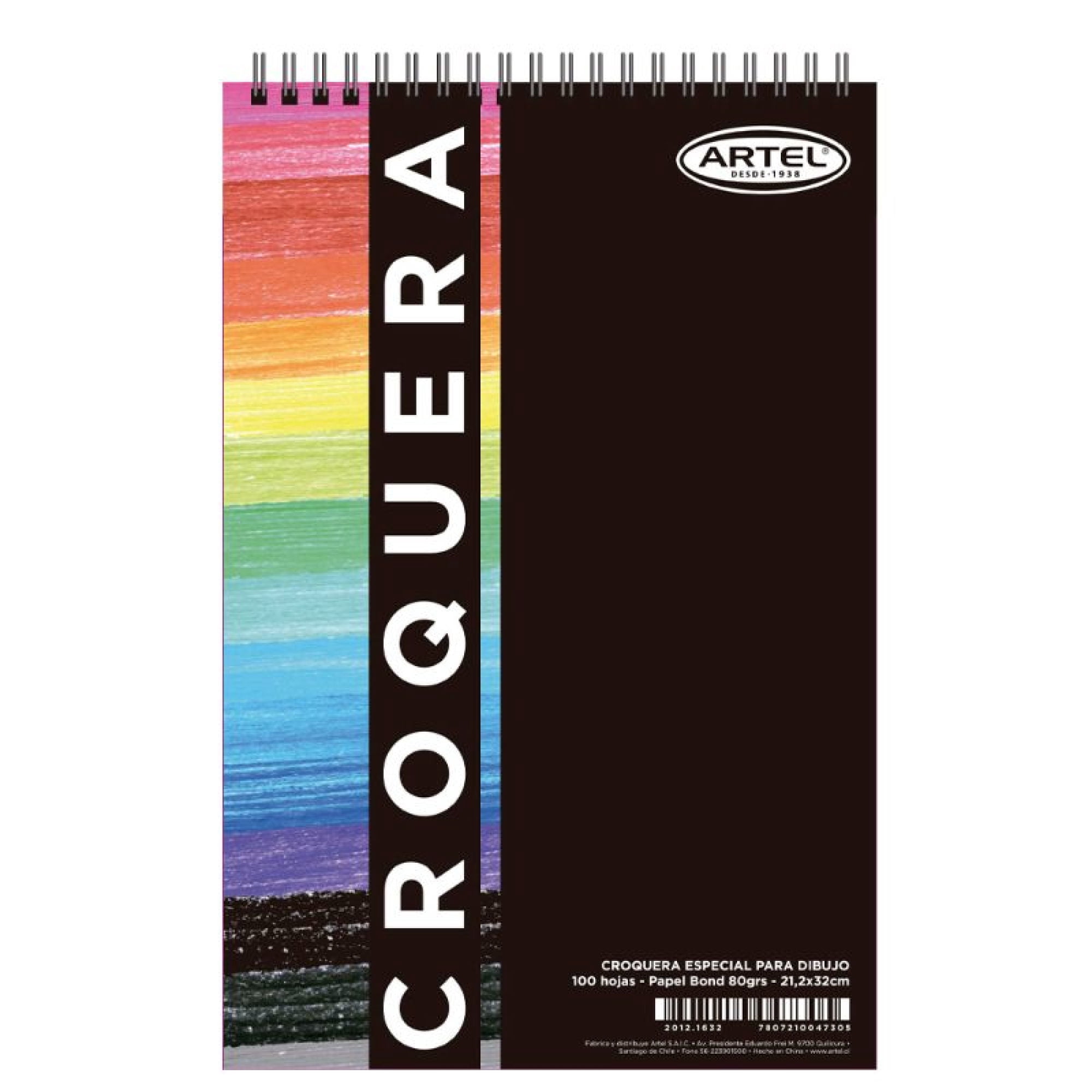 Croquera Bond 21x32cm Artelcolor