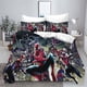 thumbnail image 1 of Spiderman Marvel Bedding Set Cartoon hero Boy Single Twin Size Duvet Cover Kids Teen birthday Gifts Bed Sheets, 1 of 5