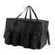 thumbnail image 5 of Bolsa de entrega aislada, bolsa de comestibles, bolsa térmica portátil, reutilizable, de gran capacidad, con cierre de cremallera, para la oficina y negro, 5 of 5