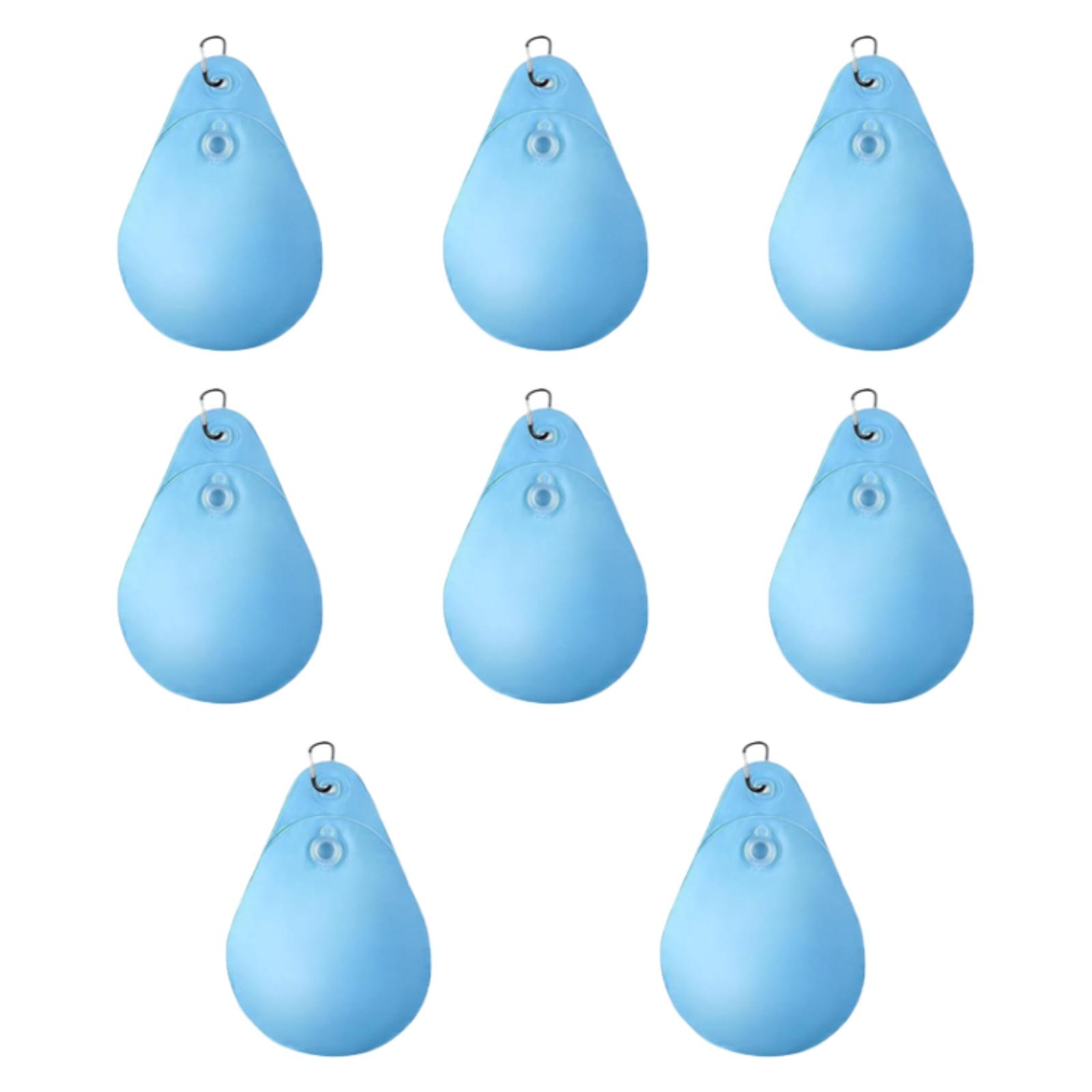 Magideal - 8 Pesas Para Cubierta De Piscina, Bolsas De Agua Para Piscina, Anticongelantes, De Pvc, A Prueba De Fugas, Bolsas Colgantes Para Patio, Jardín Y Hogar