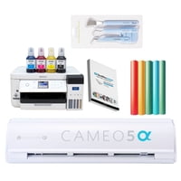 Nuevo Kit Inicio Silhouette Cameo 5 Alpha White + Impresora F170