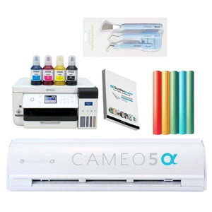 Nuevo Kit Inicio Silhouette Cameo 5 Alpha White + Impresora F170