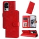 thumbnail image 1 of Funda tipo cartera FOXDOCK para OPPO Reno 10 5G , diseño girasol en relieve, cuero PU, cierre magnético, soporte y tarjetero, 1 of 5