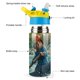 thumbnail image 3 of Oso Paddington Botella de Agua con Tapa Pop Top de Un Toque, Acero Inoxidable, a Prueba de Fugas, para Deportes, Botella Infantil azul 12 oz, 3 of 6