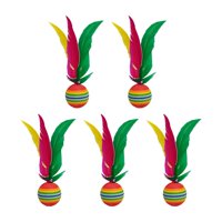 Ioensy - 5X Volantes De Bádminton De Plumas Para Hacer Ejercicio En La Playa O En El Gimnasio