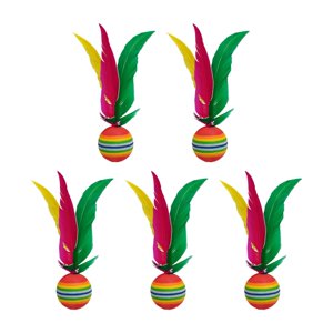 Ioensy - 5X Volantes De Bádminton De Plumas Para Hacer Ejercicio En La Playa O En El Gimnasio