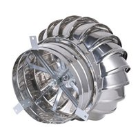 Bothyi - Ventilador De Techo 201 De Acero Inoxidable Para Chimeneas De Fábrica De 200 Mm