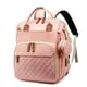 thumbnail image 1 of Mochila Maternal LuBabycas Impermeable Con Accesorios Rosada, 1 of 8