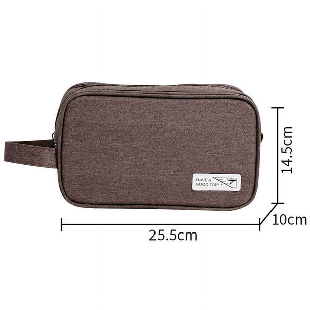 1pc Portable Dry And Wet Separate Bag, Men's Nordic Style Travel Wash Bag, Large Capacity Travel Cosmetic Storage Bag
