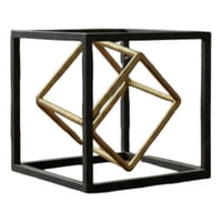 Genérico - Estatua Figura Decorativa Geométrica Adorno Hogar Cubo Jhn