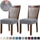 thumbnail image 2 of fundas elásticas de licra para asiento de silla de comedor, fundas de cojín para sillas de cocina, extraíbles y lavables. $Fundas para sillas de comedor., 2 of 8