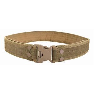 Genérico - Cinturón Táctico Para Uso Militar, Airsoft Y Outdoor Café Liso