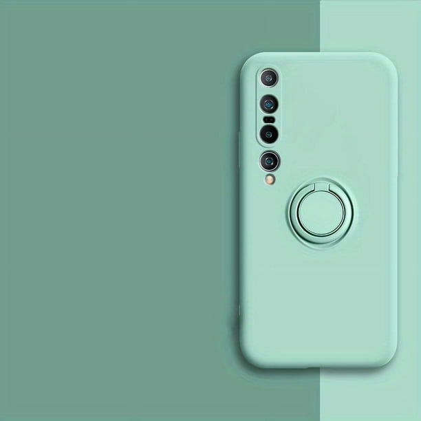 Suitable For Xiaomi 10 Phone Case Integrated Bracket Car Magnetic Suction Xiaomi 10 Pro Protective Cover Anti-fall Full Package Edge Liquid Pure Color Simple Stylish Trend MIUI Stand Bracket