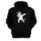 thumbnail image 1 of Polerón Canguro Unicornio Negro Talla M Unisex, 1 of 2