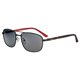 thumbnail image 1 of Gafas de sol Breed Gotham polarizadas en color gris grisáceo y plateado, 1 of 10