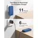 thumbnail image 5 of Power Bank aonidi de 20000 mAh con cables integrados y enchufe de pared AC, 5 of 8