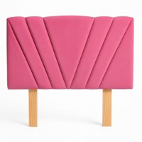 Ethan Desing - Respaldo 2 Plazas Tubular En V Rosado