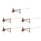 thumbnail image 1 of 5 Lámparas De 1/87, Adorno De Bricolaje Para Patio, Construcción, Mesa De Arena, Accesorios, Marrón, 1 of 5