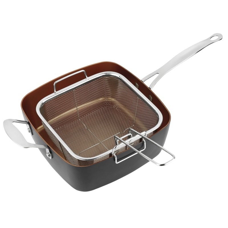 Marmicoc - Sartén Olla Spring 24 Cm Aluminio Negro 1 Piezas