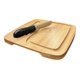 thumbnail image 1 of Tabla De Quesos Mantequillera Madera Con Cuchillo Untar Lisa, 1 of 3