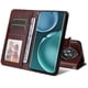 thumbnail image 3 of Funda Billetera para Honor Magic 4 con Porta Tarjetas y Soporte Ajustable Marrón, 3 of 5