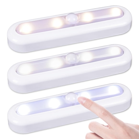 Luz LED tipo barra STAR-SPANGLED 18 cm, paquete de 3, regulable