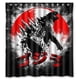 thumbnail image 1 of Cortina de ducha de Anime Monster Godzilla, juego de cortina de baño con ganchos, tamaño 60 x 72 pulgadas, 1 of 3