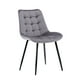 thumbnail image 1 of Silla Milano Velvet Base Negra, 1 of 2