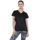 thumbnail image 1 of Polera Mujer Deportiva Poliéster V-Neck Negro Corona, 1 of 5