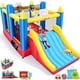 thumbnail image 1 of Castillo Inflable 465x253x215 Cm Con Tobogán Y Básquetbol, 1 of 9