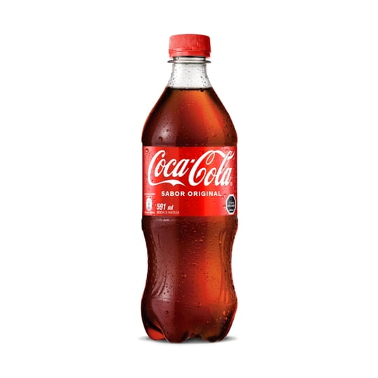 Bebida Botella Sabor Original 591 ml Coca-Cola