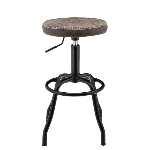 Banqueta de Bar New Pacific Direct Eaton Ajustable Vintage Marrón